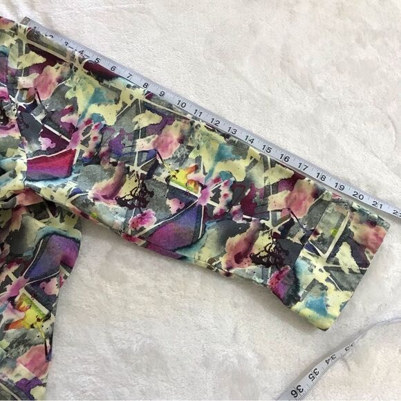 Wyatt Rose abstract art print blouse size XL - Picture 10 of 10